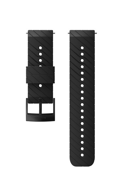 Suunto D5 Strap 24mm Athletic 3 Silicone Strap Kit D5 Black/Steel M